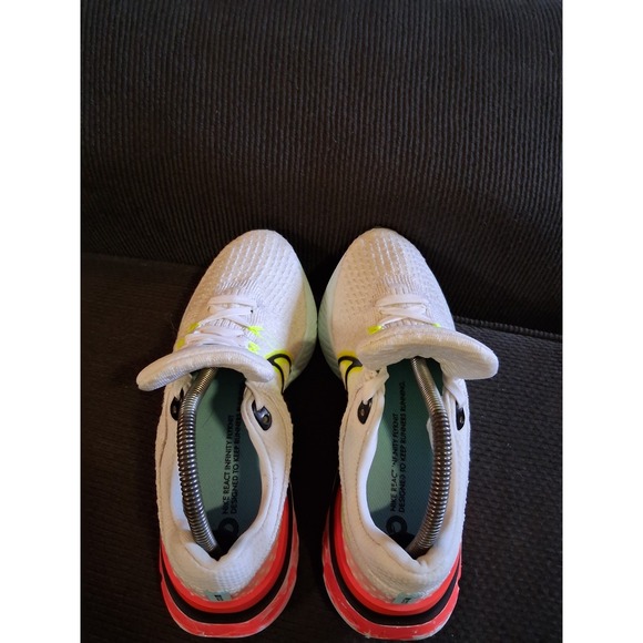 Nike Womens React Infinity Run FK 3 DX3351-100 White Running Shoes Sneakers 9 - Picture 5 of 8